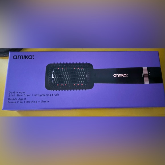 Amika Double Agent Blow Dryer and Straightening Brush - Picture 2 of 3